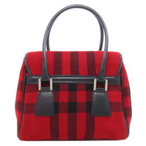 Burberry Check Handbag Canvas - Picture 1 of 9